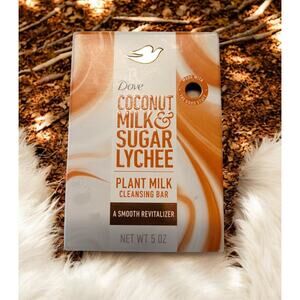 Dove Beauty Plant Based Bar Soap Coconut Milk & Sugar Lychee 5 oz NEW